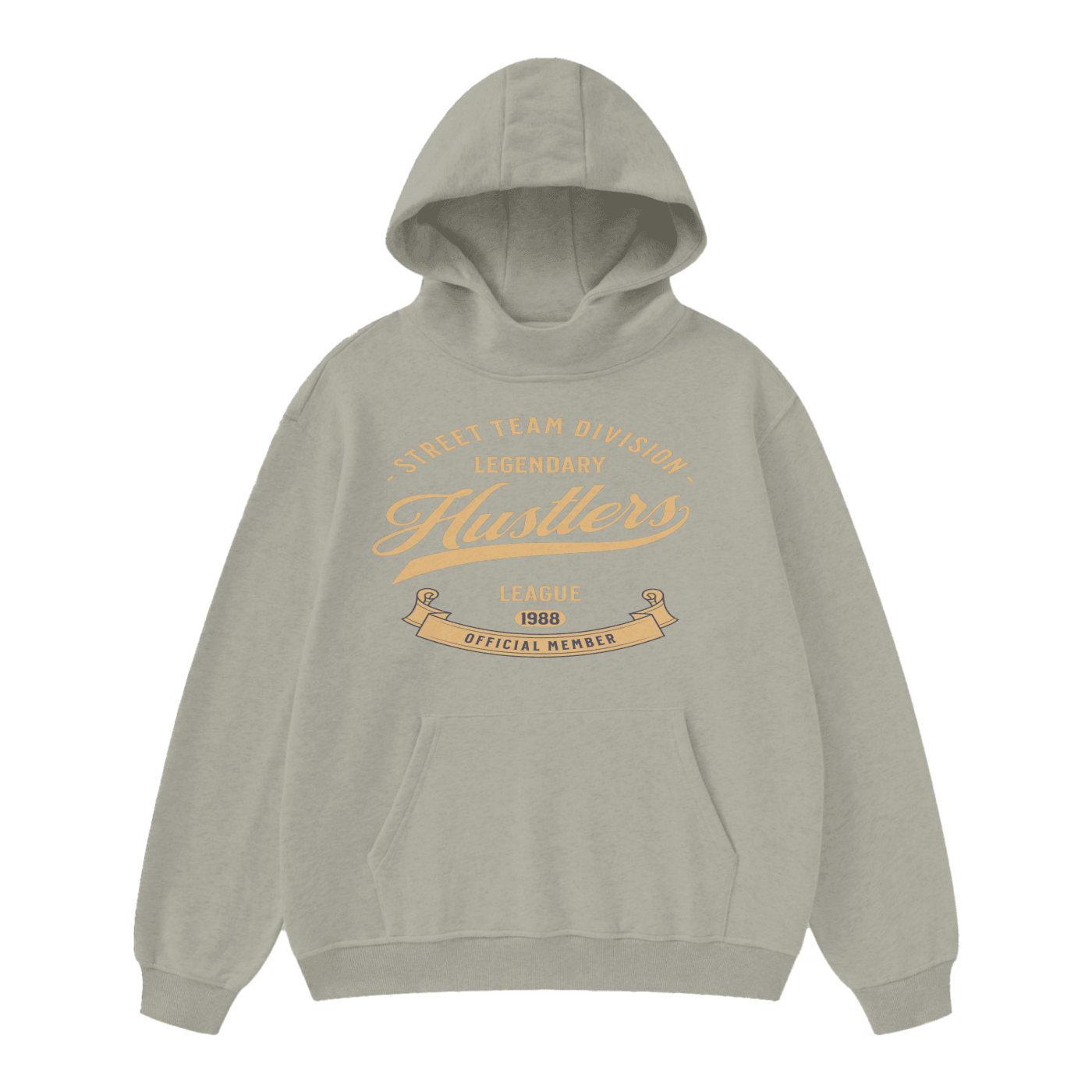 High Neck Insulated FOG Solid Color Fleece Hoodie - 385 GSM - My Store