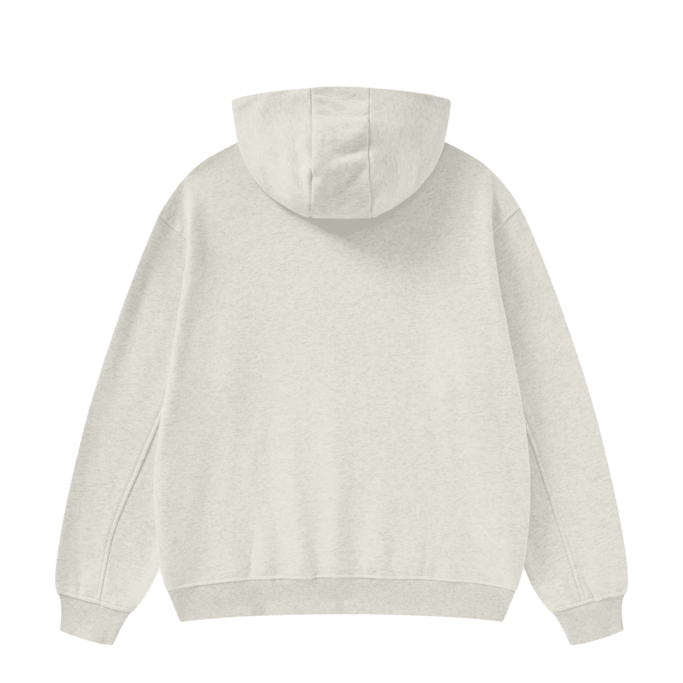 High Neck Insulated FOG Solid Color Fleece Hoodie - 385 GSM - My Store