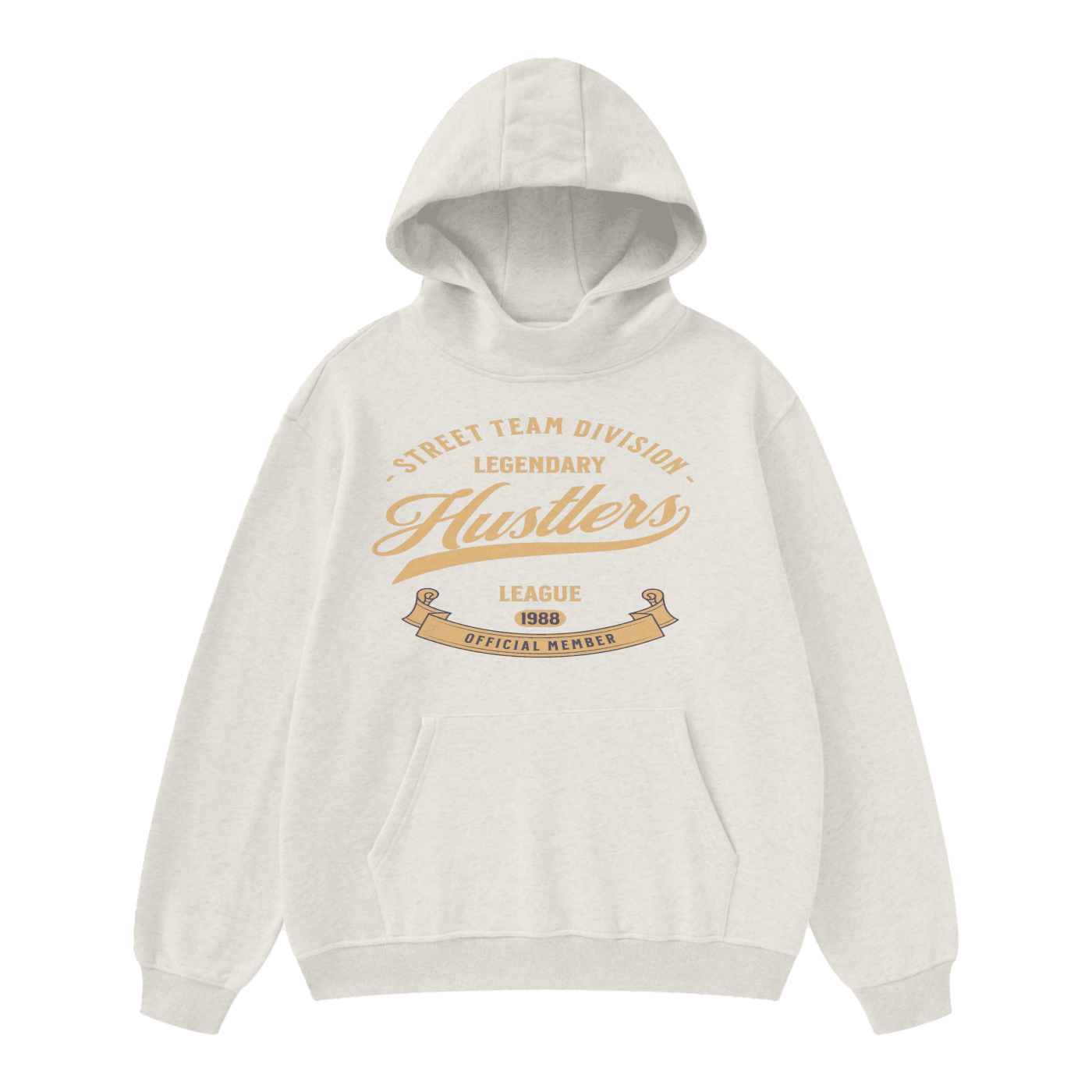 High Neck Insulated FOG Solid Color Fleece Hoodie - 385 GSM - My Store