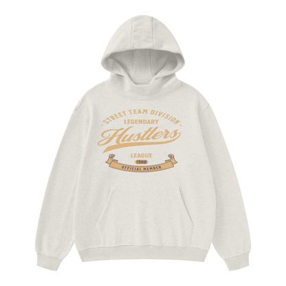High Neck Insulated FOG Solid Color Fleece Hoodie - 385 GSM - My Store