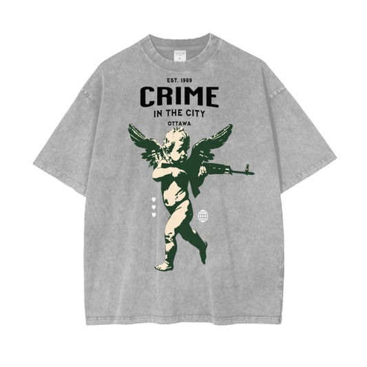 Acid Wash Oversize T-Shirt - 250 GSM